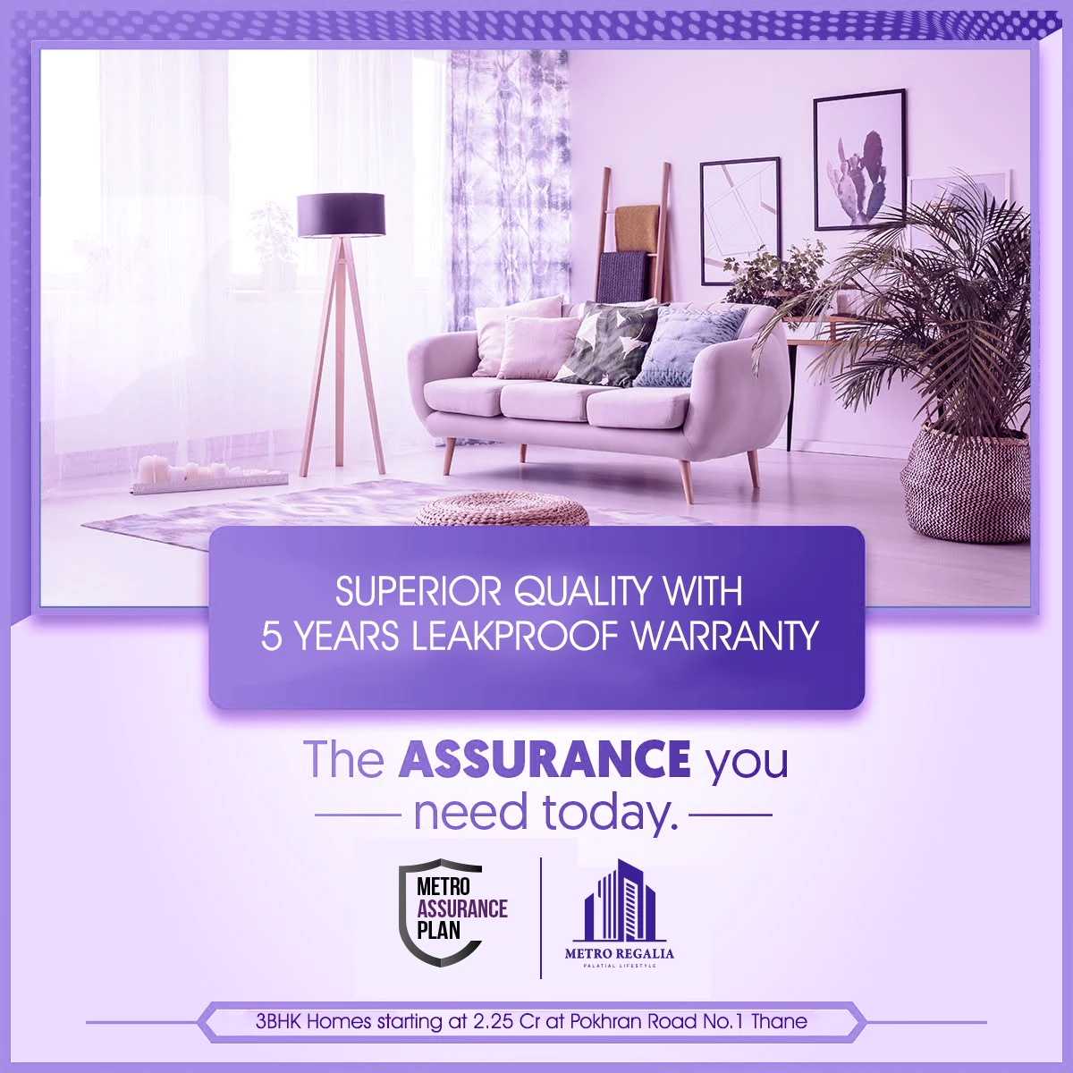 Metro Assurance Plan leakproof campaign creative